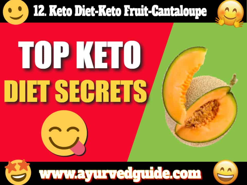 Keto Diet-Keto Fruit-Cantaloupe