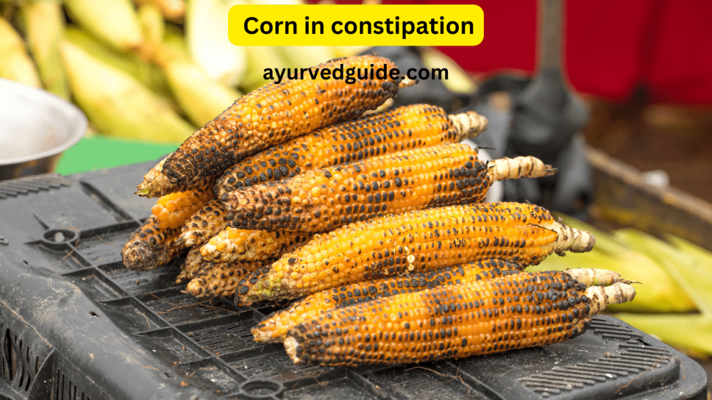 Corn in constipation 